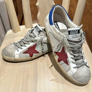 Golden Goose Super-Star Red Blue White 44